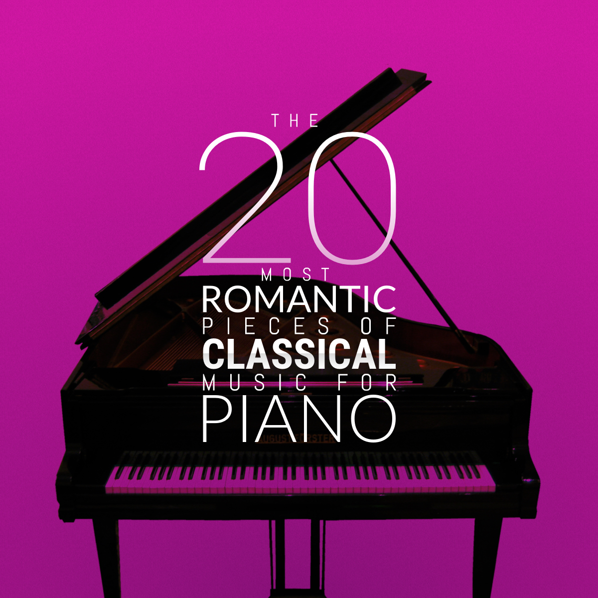 Romantic classical store piano